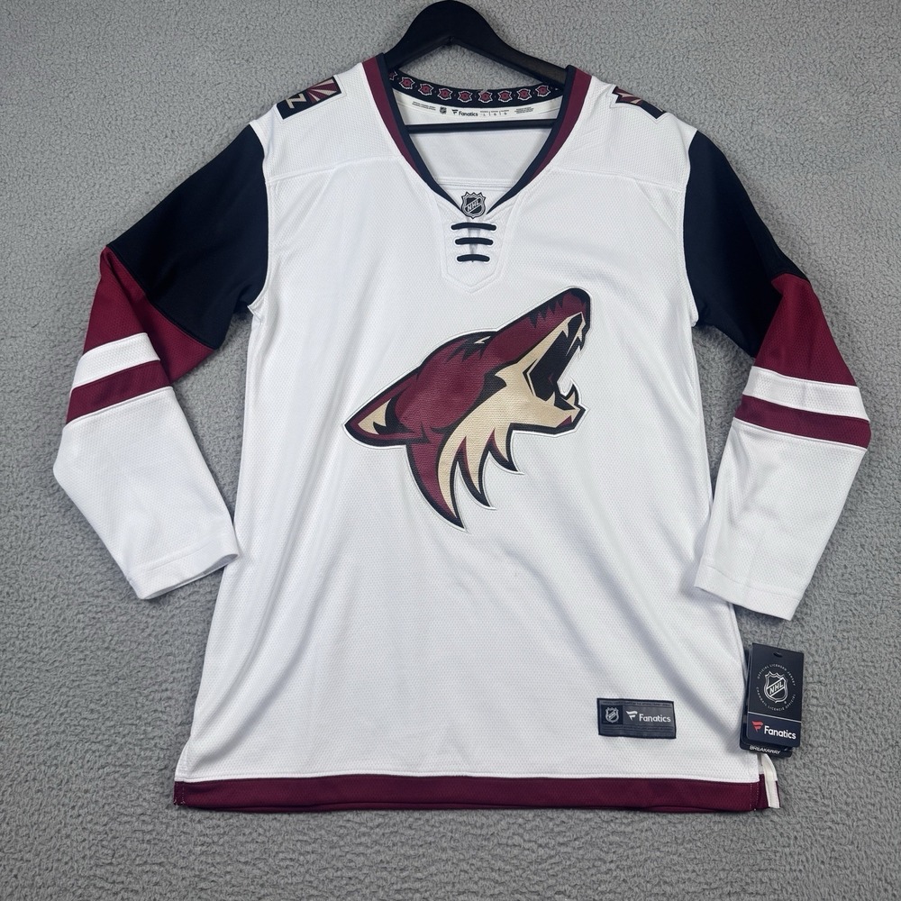 Fanatics Arizona Coyotes Jersey Womens Size Large White Away Road NHL New NWT